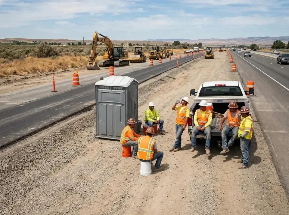 highway-road-construction-crew-007 — frequently asked questions, Porta Potty and Restroom Rentals in Santa Teresa, NM
